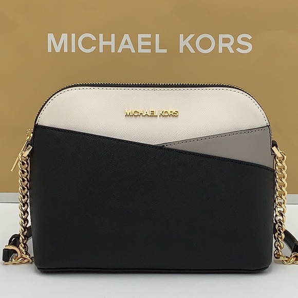 Michael Kors Jet Set Travel Medium Logo Dome Crossbody Bag - Picture 10 of 16